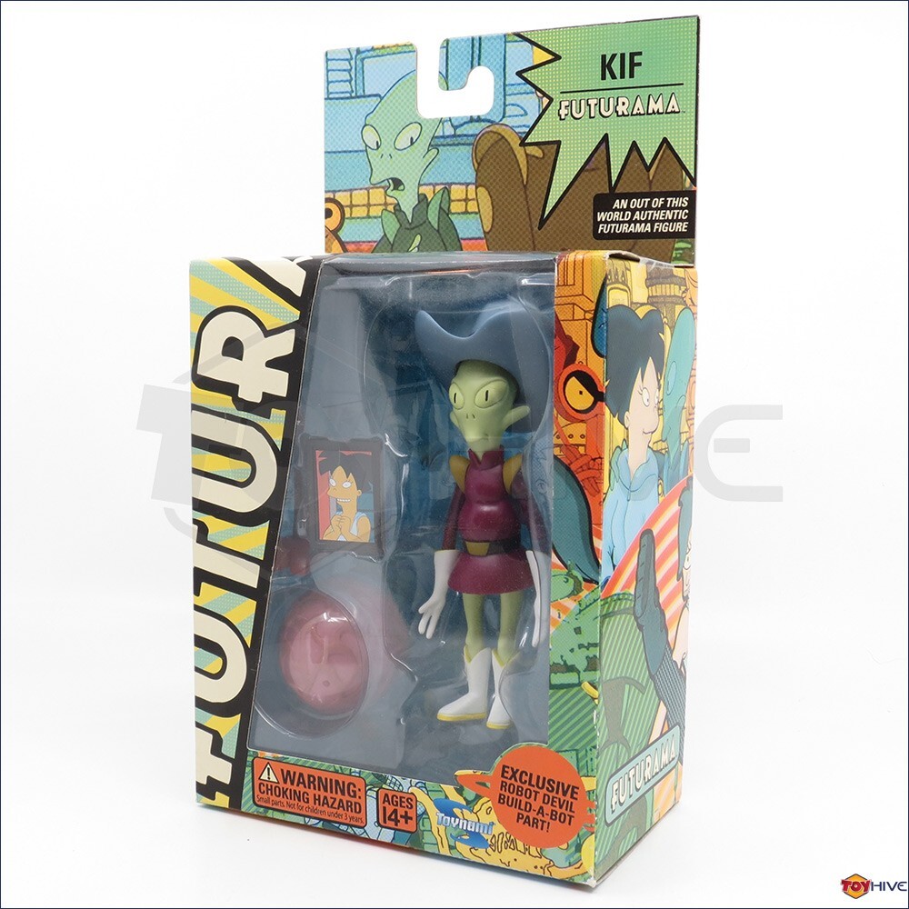 Futurama Kif Kroker Toynami 2008 Series 2 Action Figure with robot