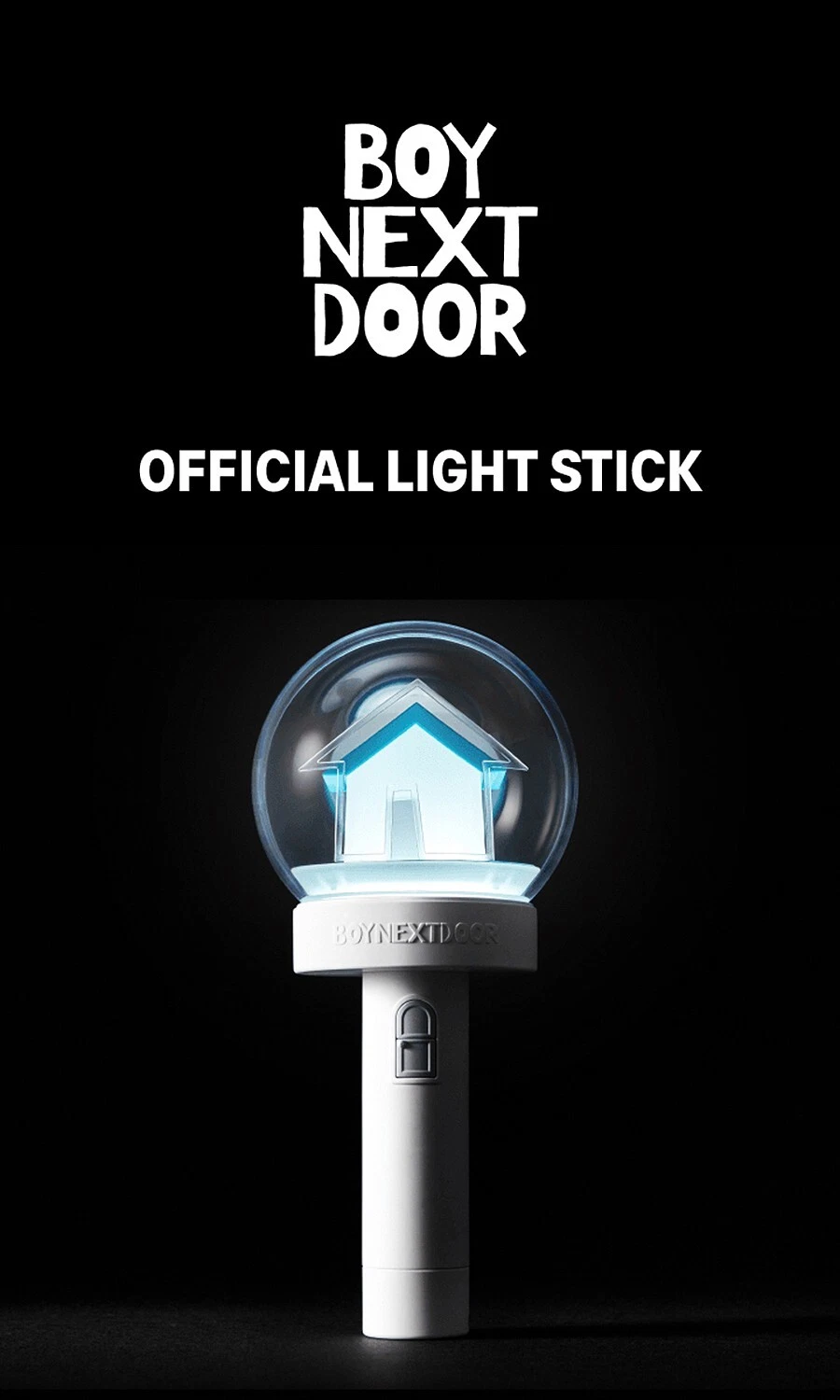 BOYNEXTDOOR OFFICIAL LIGHT STICK SET/Stand+Strap+6Photo Card+POB