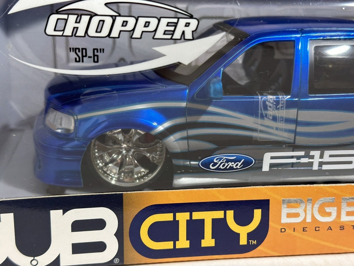 JADA DUB 2003 FORD F150 SUPERCREW BLUE 1:18 PICKUP TRUCK DIECAST