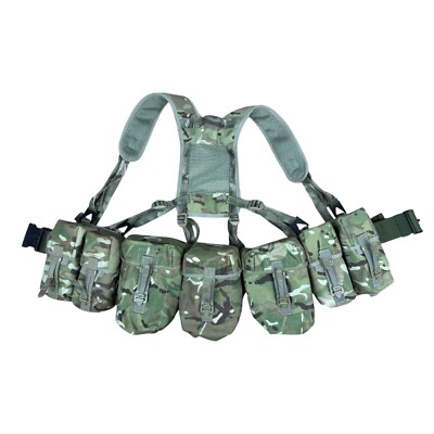 British Army MTP PLCE Webbing Set Belt, Yoke Ammo + Utility