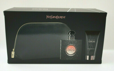 Yves Saint Laurent Black Opium EDP 1.6oz/50ml Sealed Box ~ 3 Pce