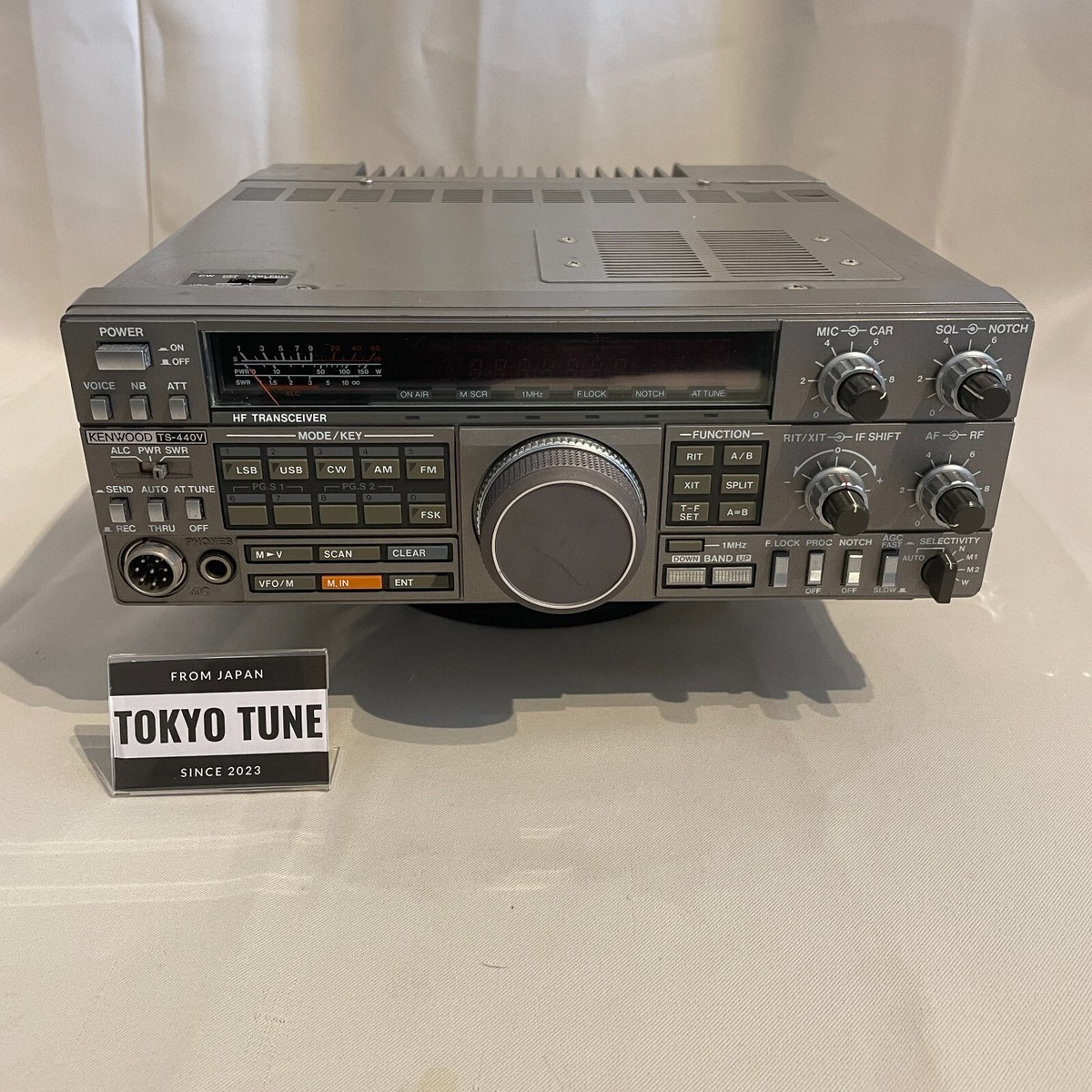 KENWOOD TS-440V 10W HF Ham Radio Transceiver Antenna Tuner w/Cable
