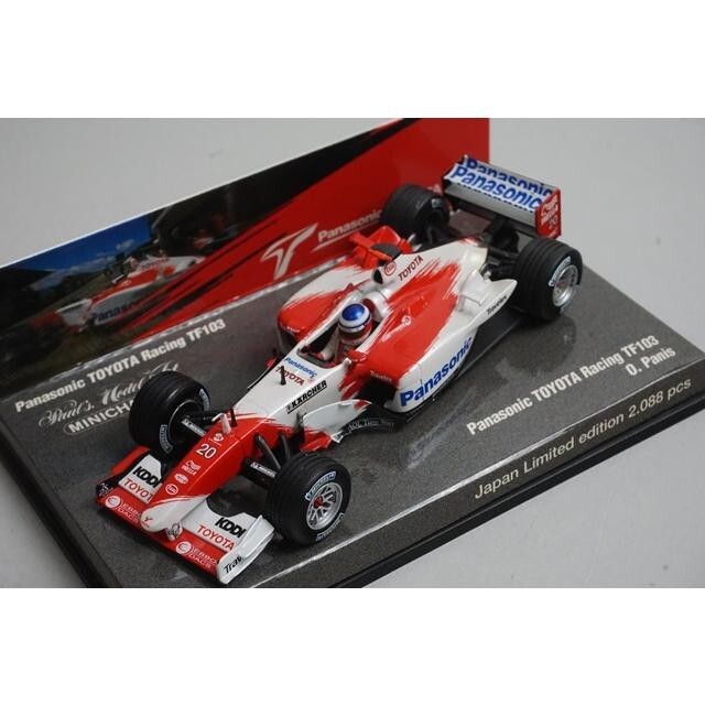 1:43 MINICHAMPS Panasonic Toyota Racing TF103 #20 O. Panis | eBay