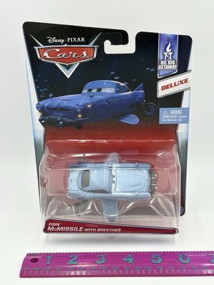Rare Disney Pixar Cars Deluxe Oil Rig Getaway 6/8 Finn McMissile