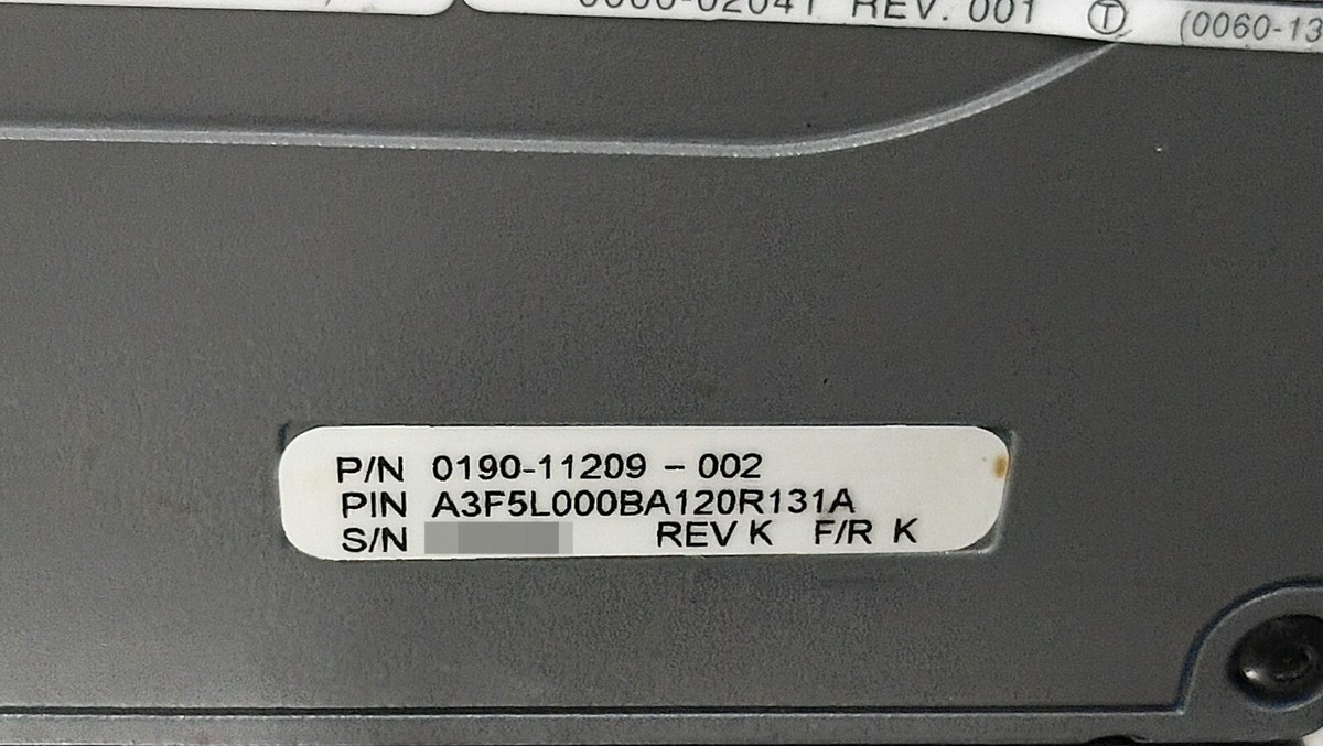 ADVANCED ENERGY AE APEX 5513 0190-11209 A3F5L000BA120R131A RF