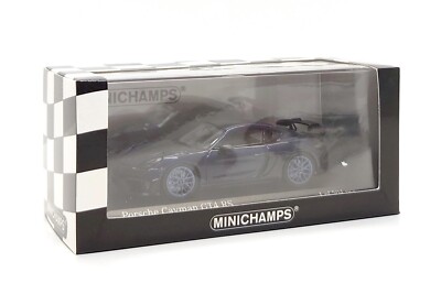 Minichamps 1:43 Porsche 718 Cayman GT4 RS (982) in Gentian Blue