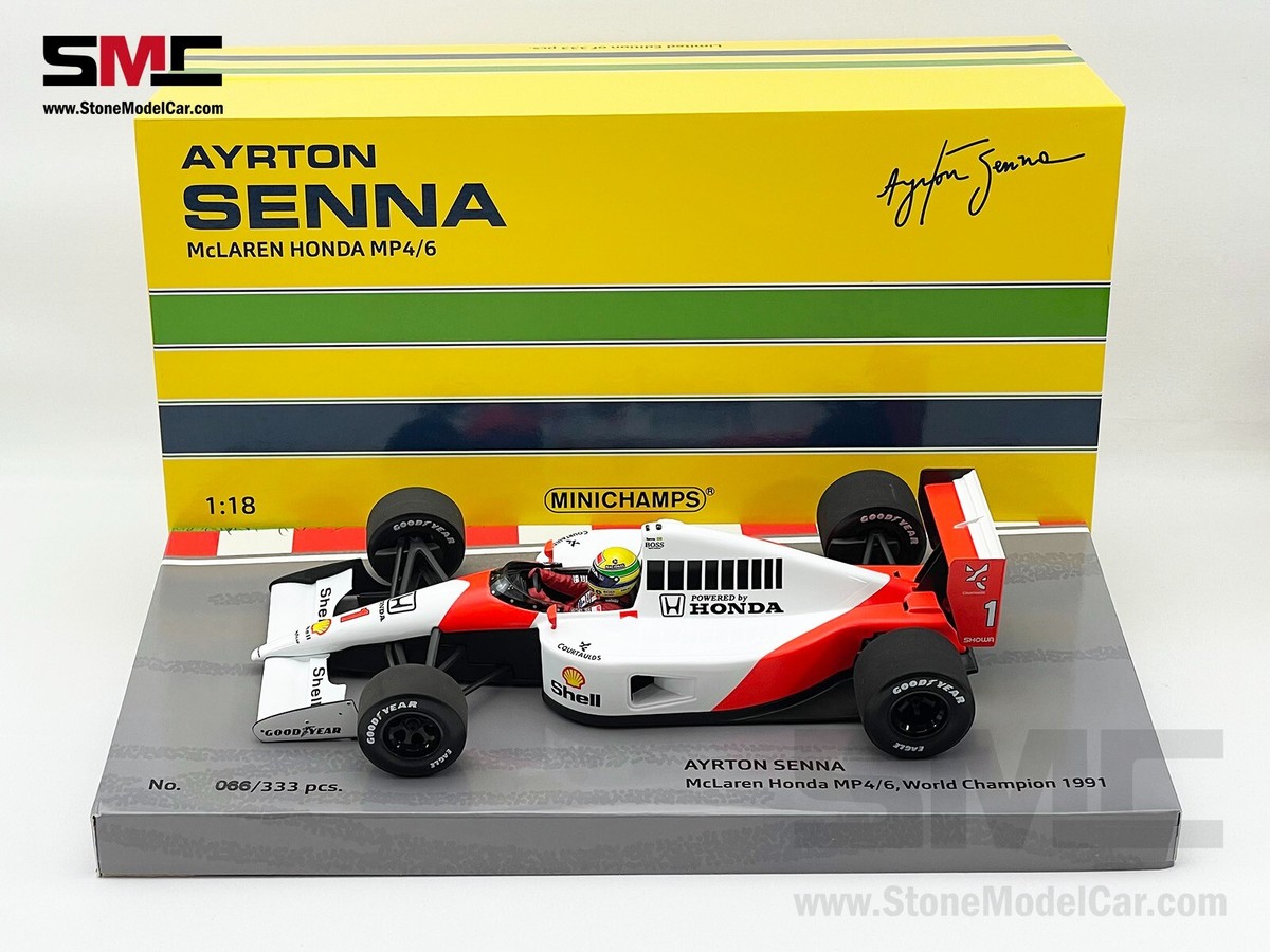 Mclaren MP4/6 #1 Ayrton Senna 1991 F1 World Champion 1:18
