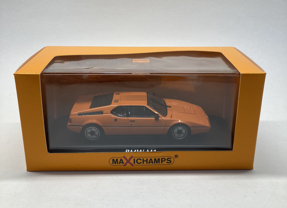 Maxichamps 1/43 BMW M1 Orange Diecast Car Paul's Model Art