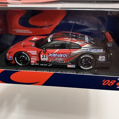 Rare EBBRO Xanavi Nismo Nissan GT-R Super GT 500 2008 1:43 JDM R35