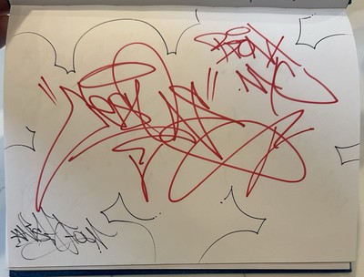 2004 CES ONE Wish FX Graffiti Black book tag drawing rare Original