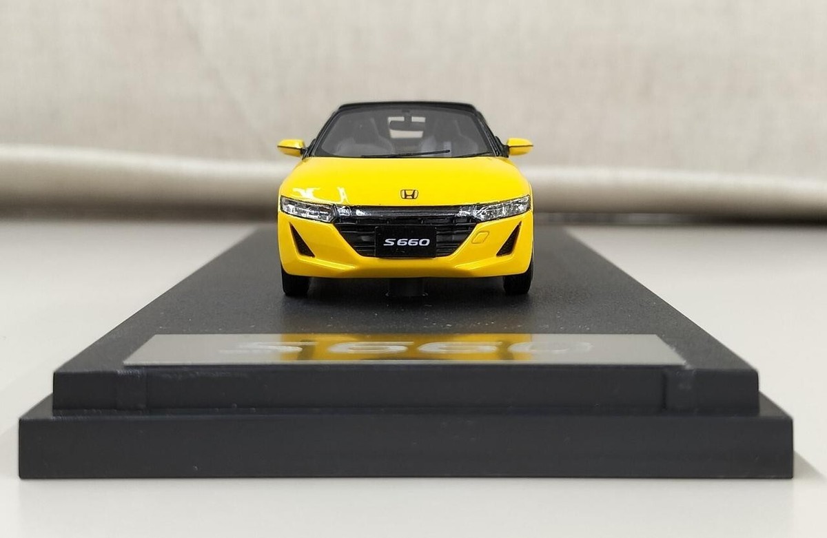 MARK43/Hobby Japan HONDA S660α Carnival Yellow 1/43 Miniature Car
