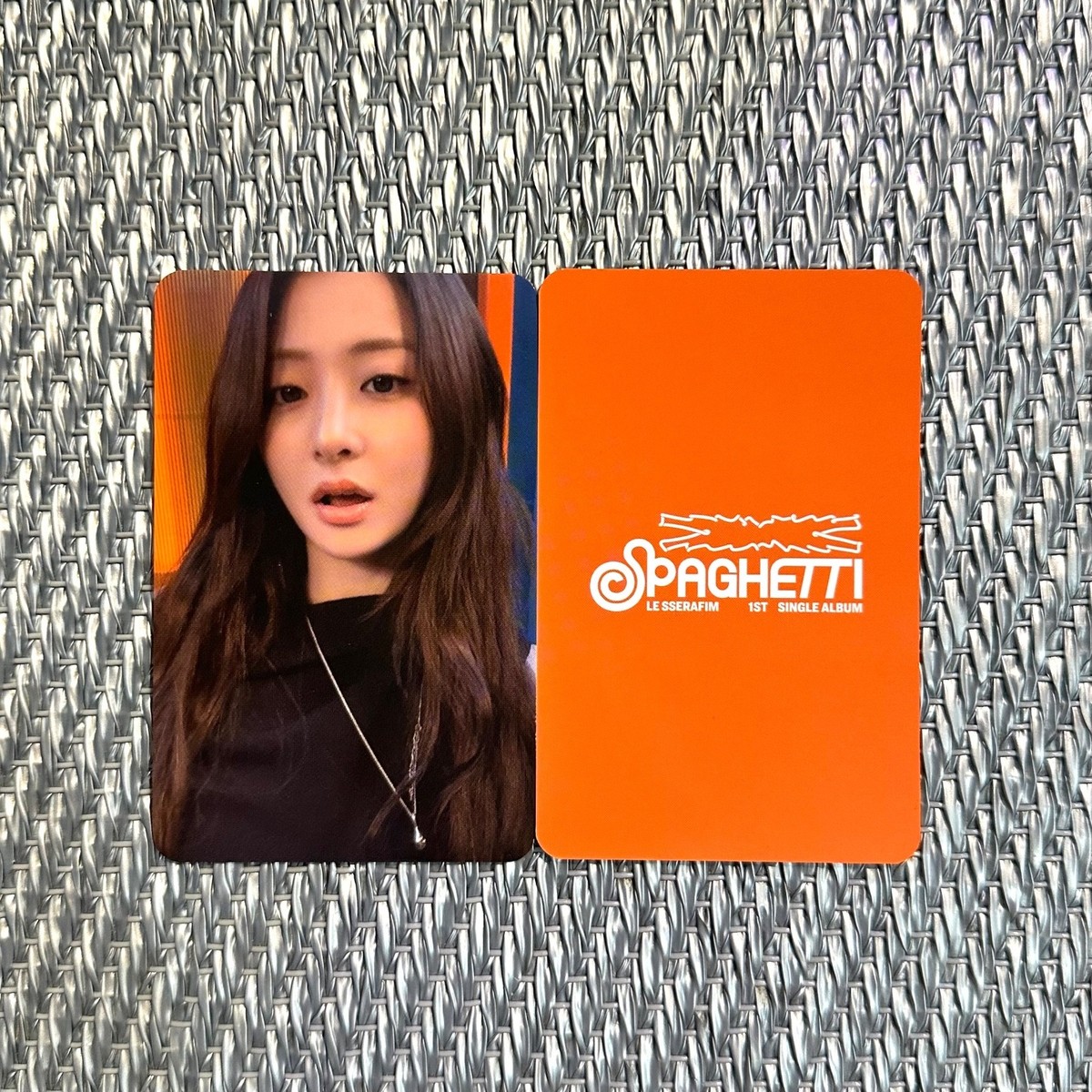 LE SSERAFIM] Spaghetti / Ktown4u Standard ver. Photocard Benefit