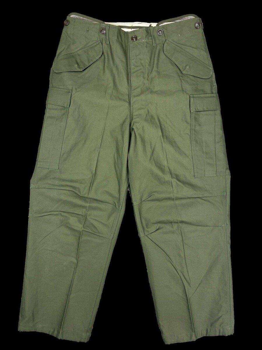 M-1951 FIELD PANTS U.S MILITARY ORIGINAL NEW 1952 OLD STOCK OD
