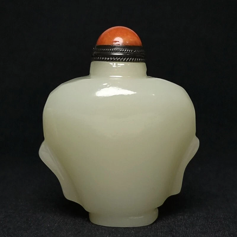 白玉古董中国鼻烟壶| eBay
