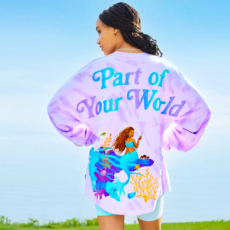 Disney Parks The Little Mermaid Part of Your World Spirit Jersey L