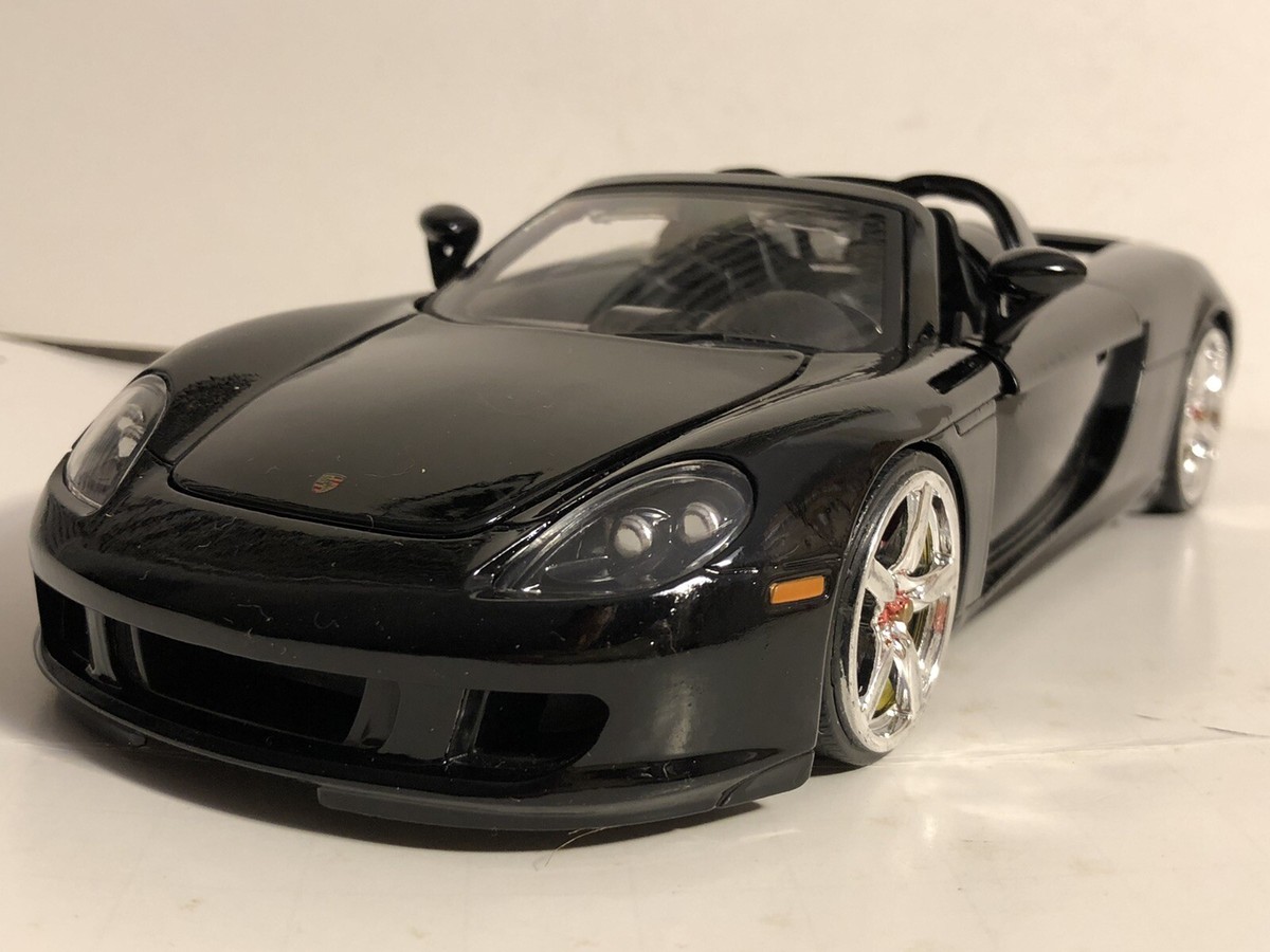 JADA DUB CITY 2005 PORSCHE CARRERA GT BLACK 1:24 DIECAST MODEL CAR