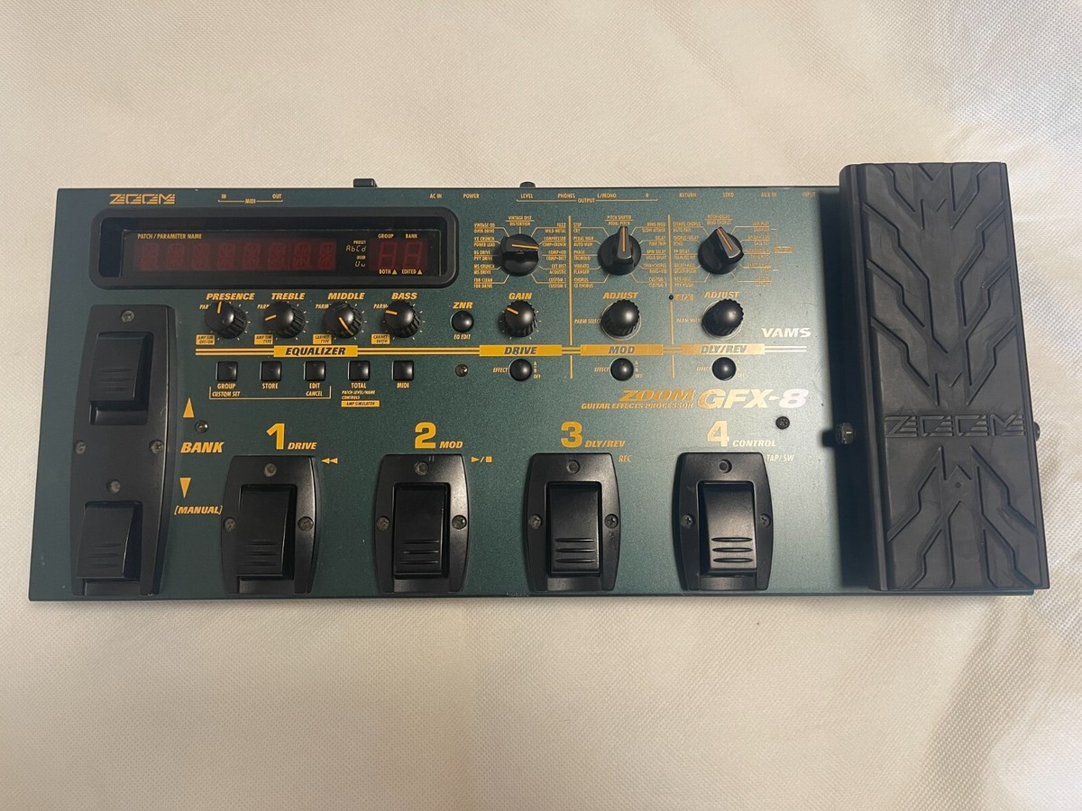 ZOOM GFX-8 Guitar Multi Effects Processor | eBay