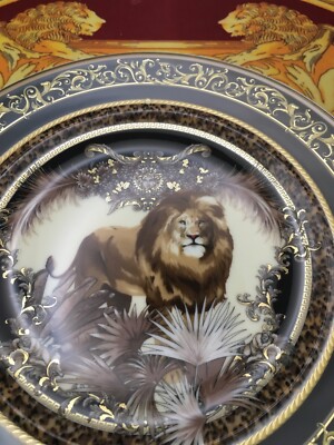 Versace Lion plate Medusa wall Collectible Rosenthal Christmas