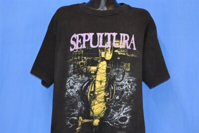 vintage 90s SEPULTURA CHAOS A.D. ALBUM 1993 CONCERT HEAVY METAL