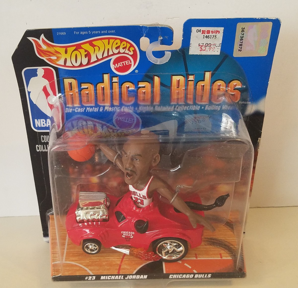 HOT WHEELS 1998 Radical Rides Michael Jordan Chicago Bulls #23 NBA