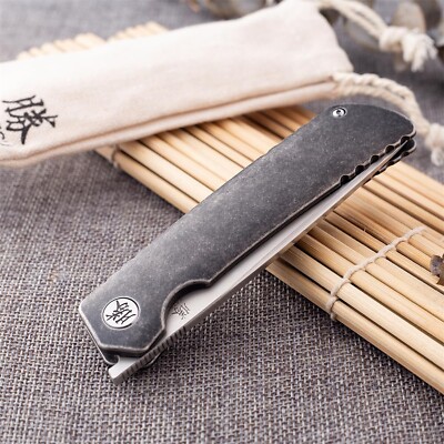 KATSU Folding Pocket Japanese Knife, 17 Layers ZDP-189 Super Steel