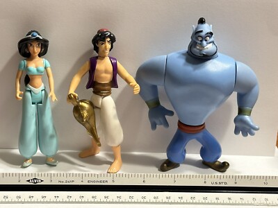 Vintage Disney's ALADDIN Toy Action Figure Play Set by Mattel 1992