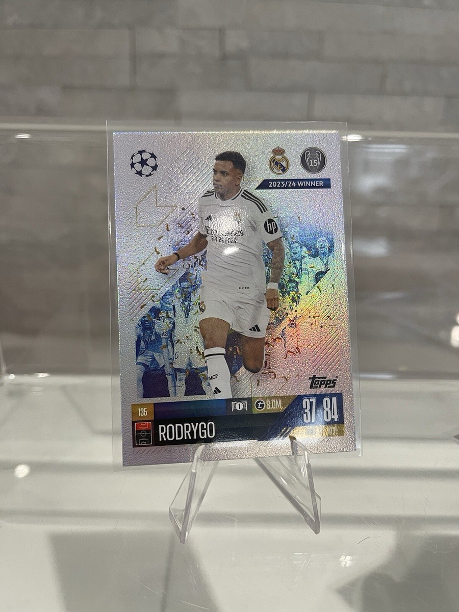 Rodrygo 2023/24 Champions League Winner Foil Card Match Attax 2024