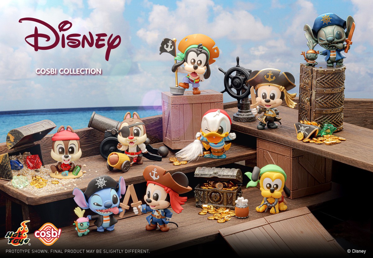 Hot Toys Cosbi CBX190 Disney Pirate Different Style Whole Box Set