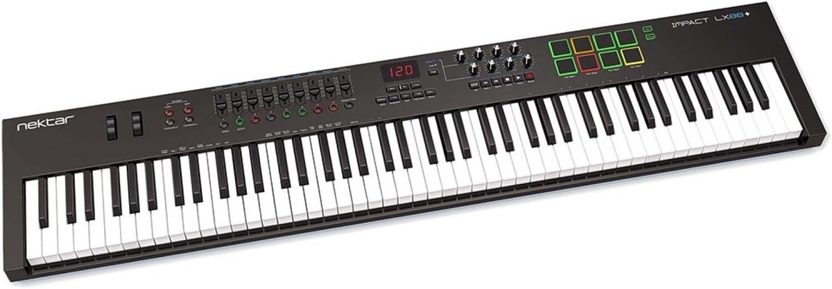 NEKTAR TECHNOLOGY IMPACT LX88+ MIDI Controller Keyboard DAW DTM