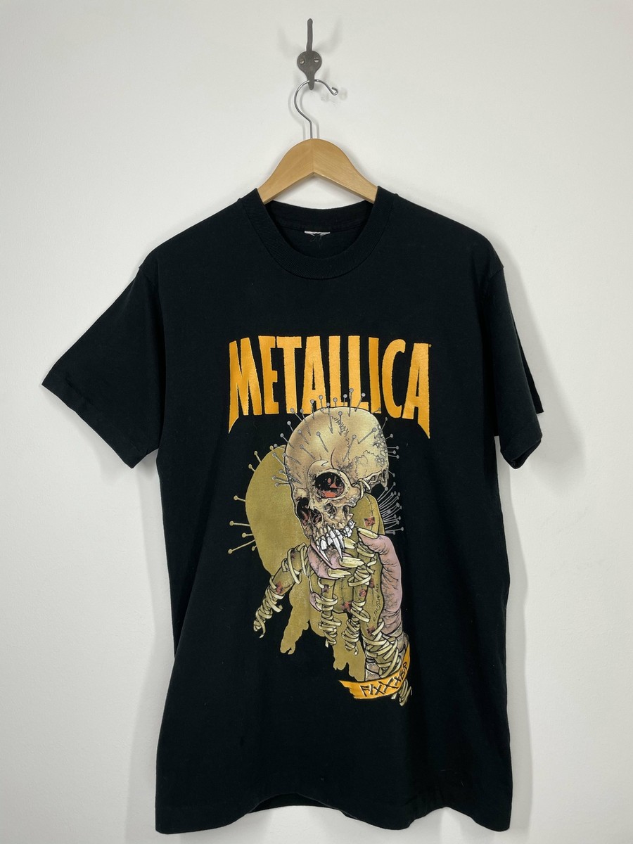Metallica Fixxxer Graphic Pushead 90s Concert Tour T Shirt Fruit