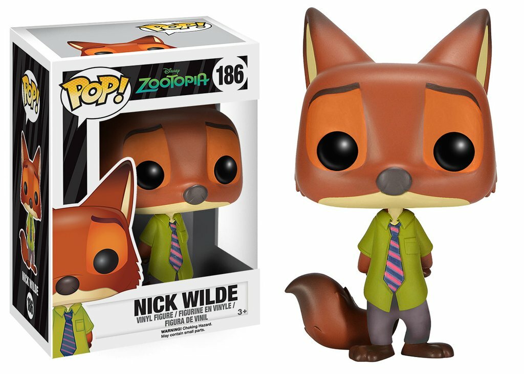 FUNKO POP DISNEY ZOOTOPIA #186 NICK WILDE VAULTED VINYL FIGURE