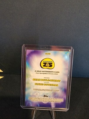 2025 Topps Chrome SpongeBob SquarePants Flying Dutchman Auto Brian