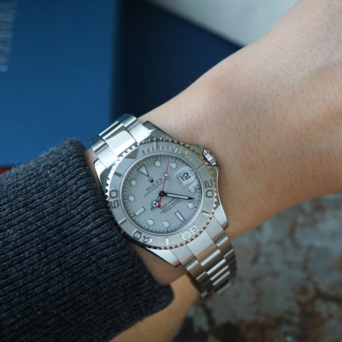 即購入可)ROLEX Yacht-Master II 掛時計 ジャンク 即購入可)ROLEX