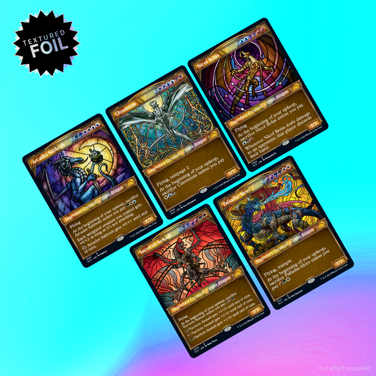MtG Secret Lair Showcase : Dominaria United Stained Glass Foil