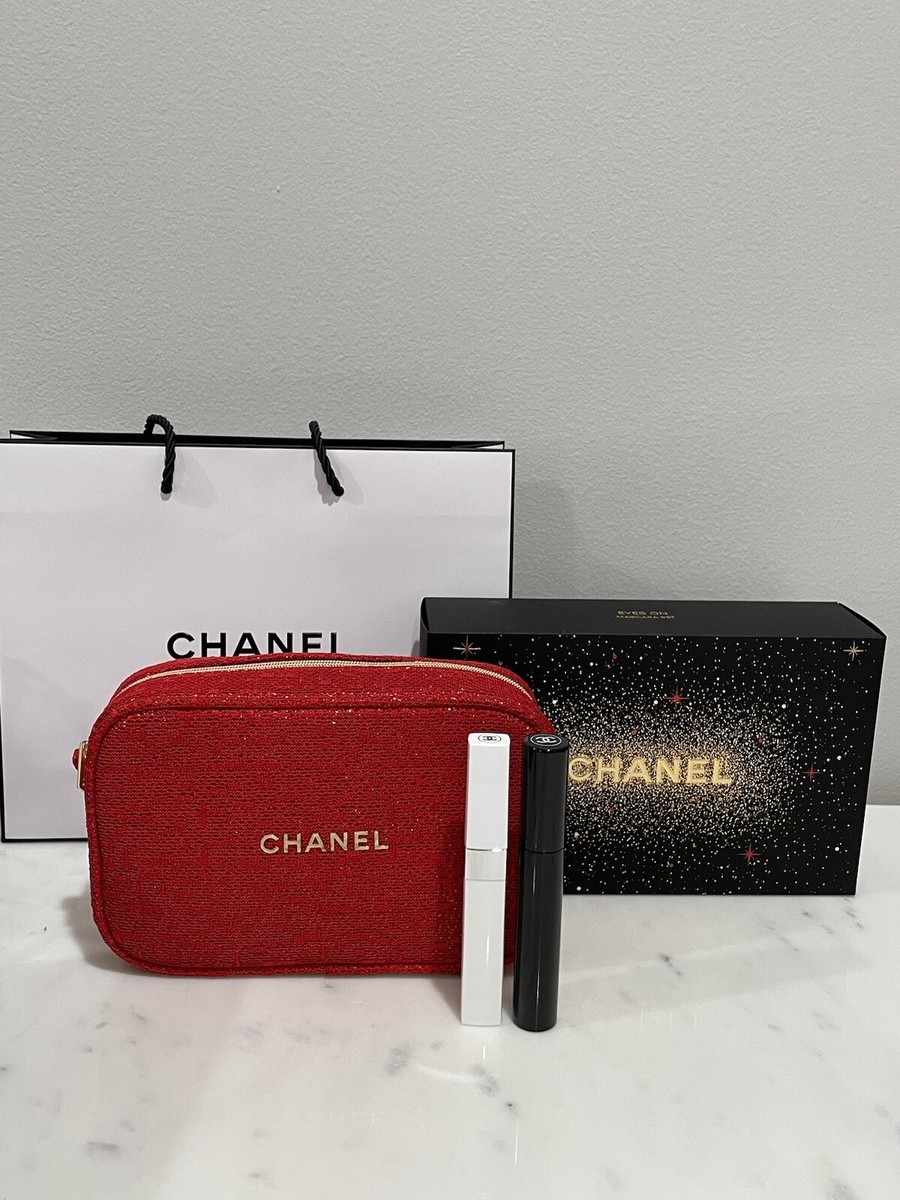 CHANEL 2021 HOLIDAY GIFT SET EYES ON MASCARA MAKEUP SET LIMITED