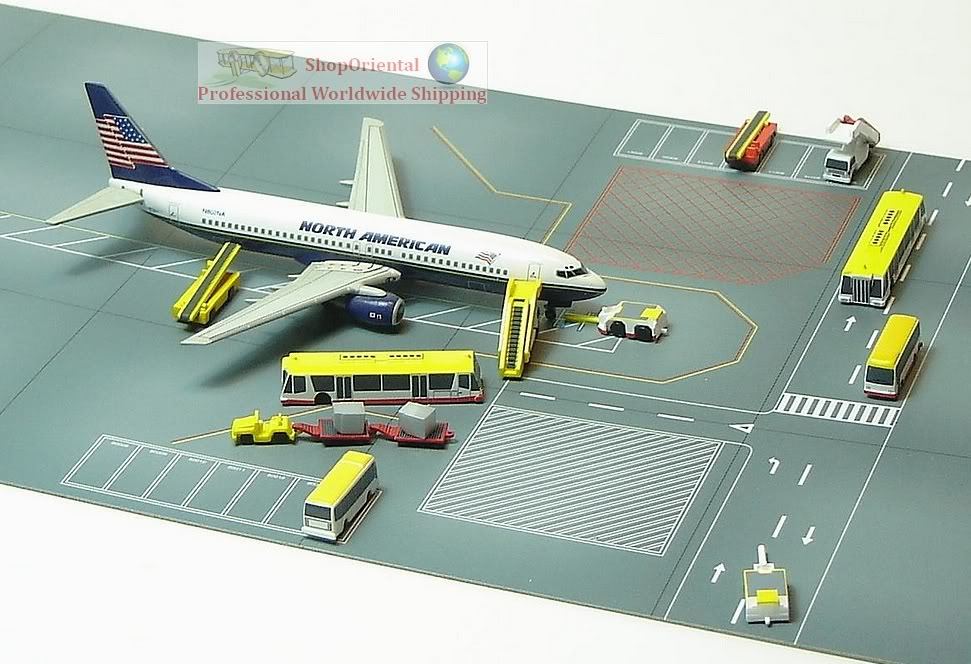 DRAGON WINGS HERPA 1:400 PLANE MODEL AIRPORT GSE TAXI GROUND FLOOR