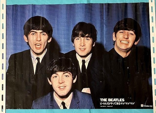 Beatles / A HARD DAY'S NIGHT 1976 Japan Original Promo Poster B2