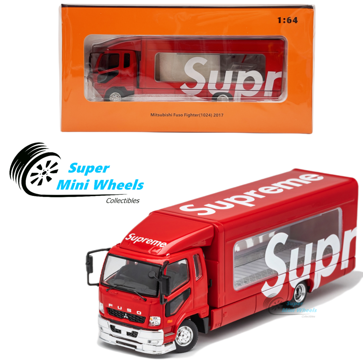 GCD 1:64 2017 Mitsubishi Fuso Fighter Supreme Hauler Truck