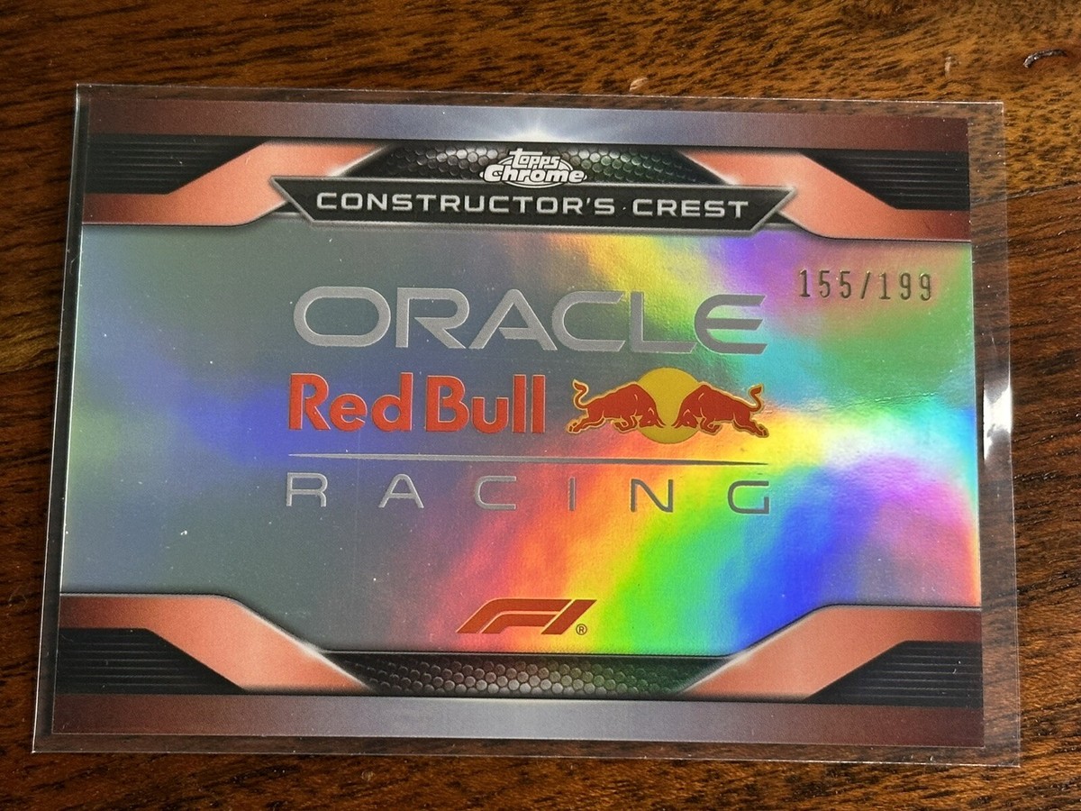 2023 Topps Chrome Formula 1 F1 Constructor's Crest Red Bull