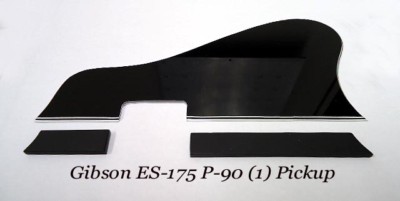 ES-175 P-90 Pickguard & Mounts B/W/B/W/B made for Gibson Vintage