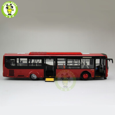 1/42 YUTONG ZK6128HGK City Bus Diecast Model Toy Car Friends Gifts