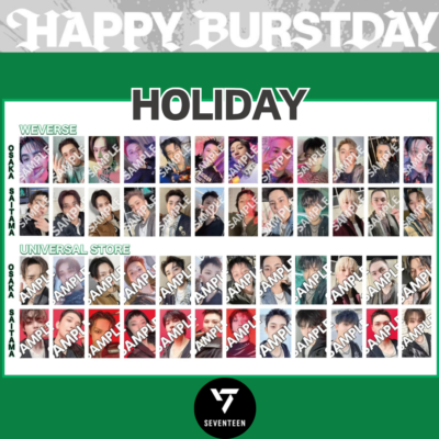 SEVENTEEN HAPPY BURSTDAY JAPAN FANMEETING HOLIDAY Official Limited