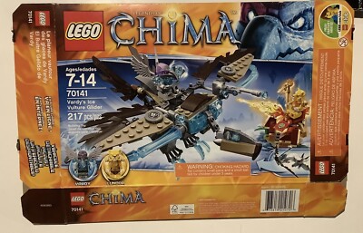 Box Only Lego Legends of Chima Vardy's Ice Vulture Glider 70141