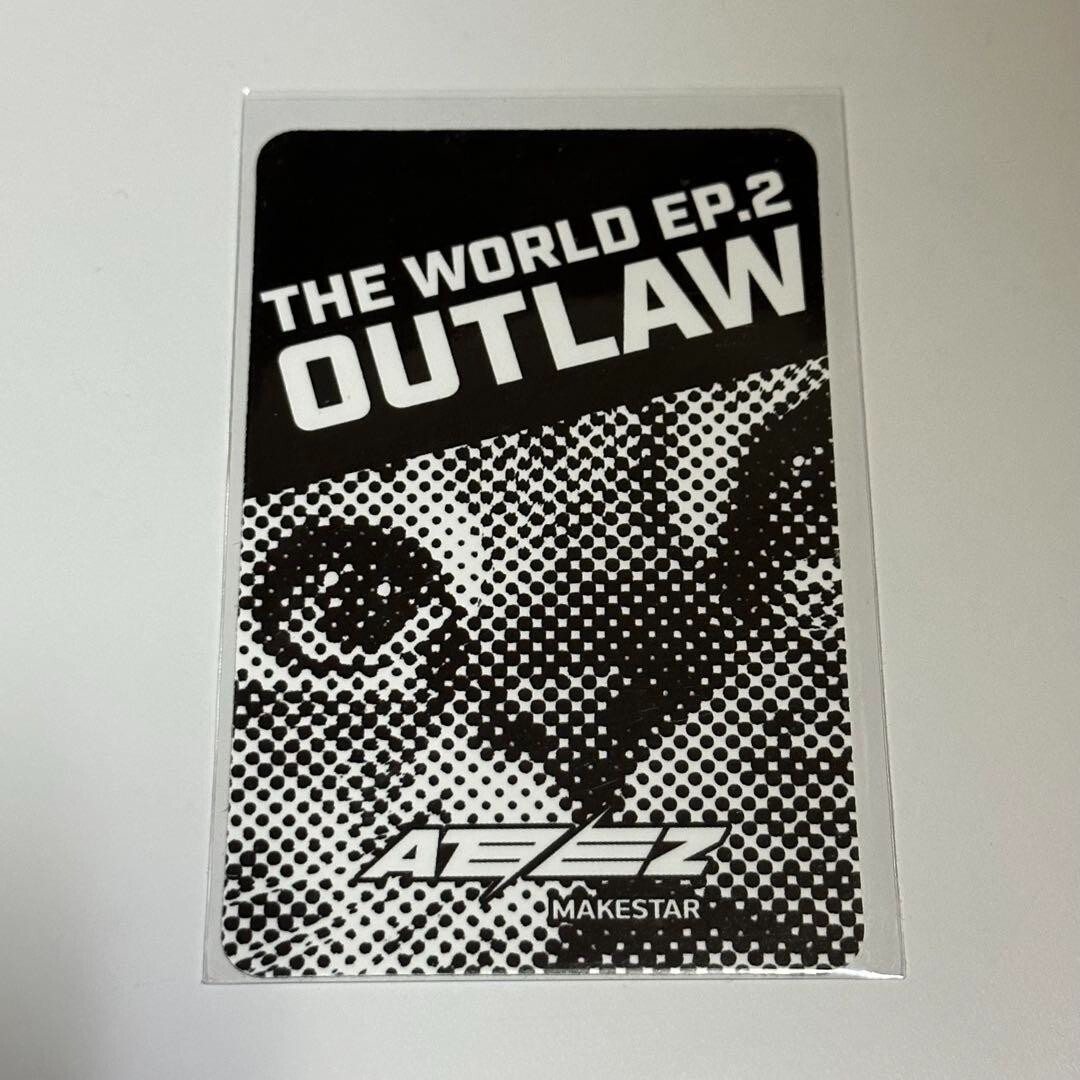 ATEEZ Seonghwa outlaw Makestar Lucky Draw Black Cat Version