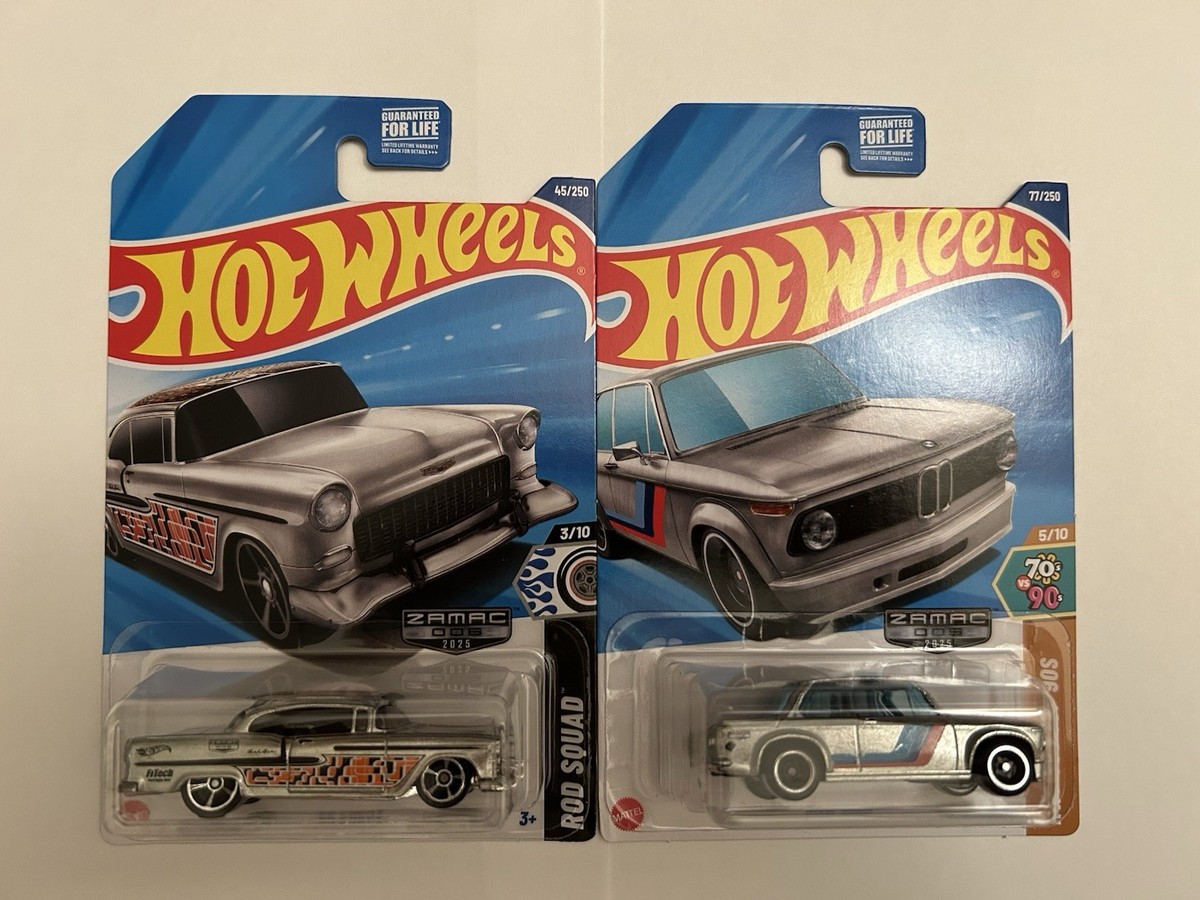 Hot Wheels Zamac 55 Chevy and BMW 2002 Walmart Exclusive 2025 | eBay