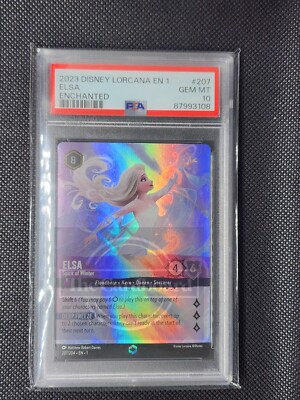 2025 DISNEY LORCANA エルサ #207 PSA10 ロルカナ PSA 10 Elsa Spirit