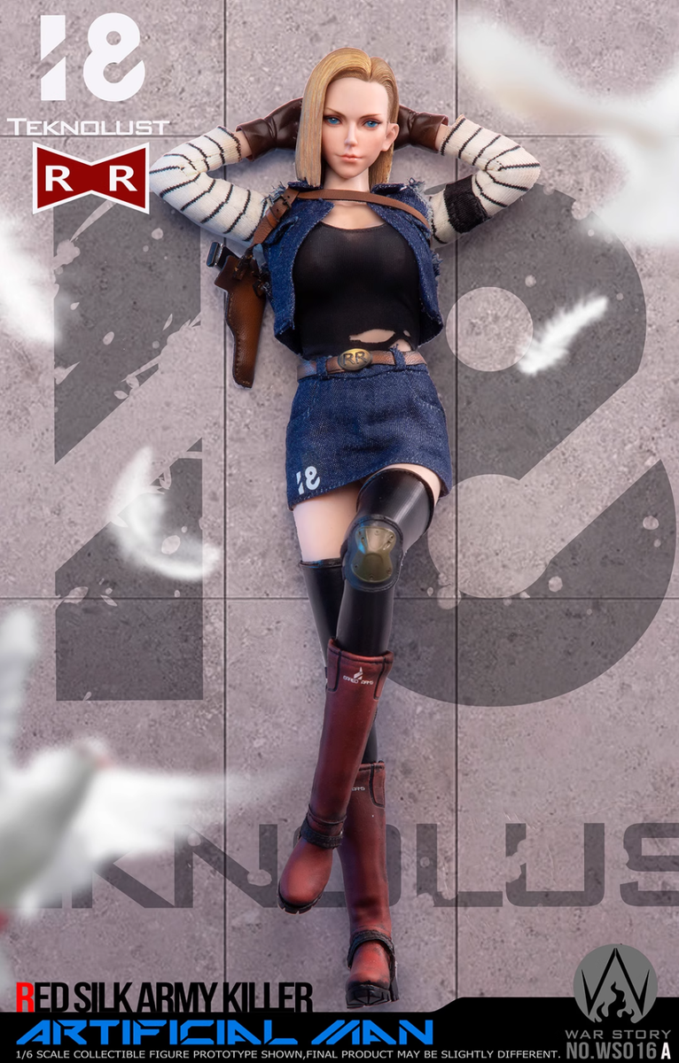WAR STORY Dragon Ball Android 18 1/6 Female Action Figure WS016A