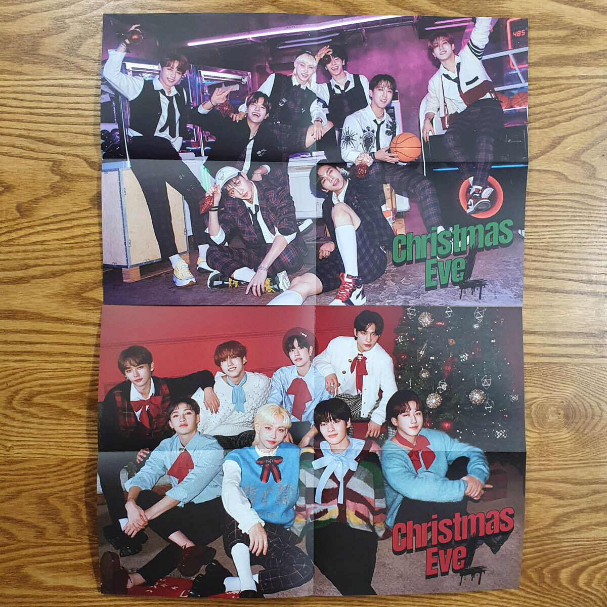 Official Folded Poster Set 2Pcs Stray Kids Holiday Special Single