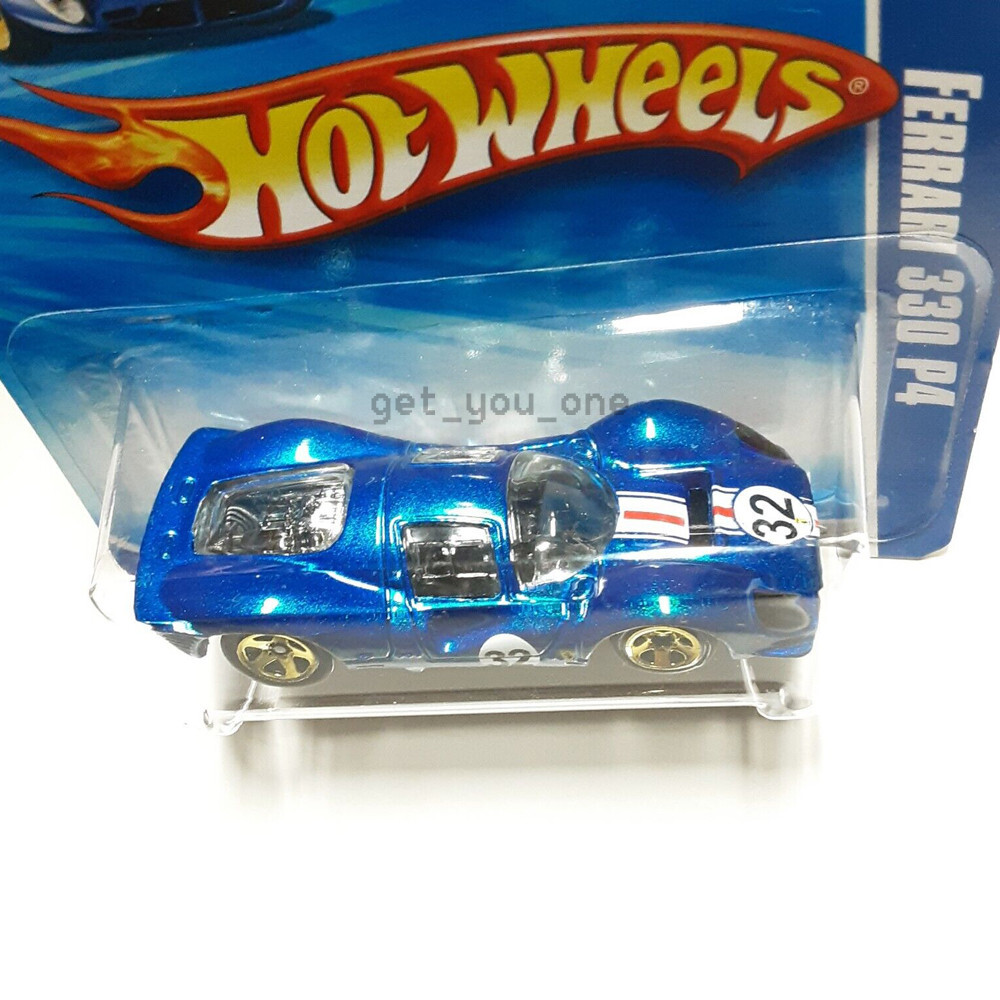 Hot Wheels FERRARI 330 P4 Blue 2010 HW Garage #84/214 Car 1:64