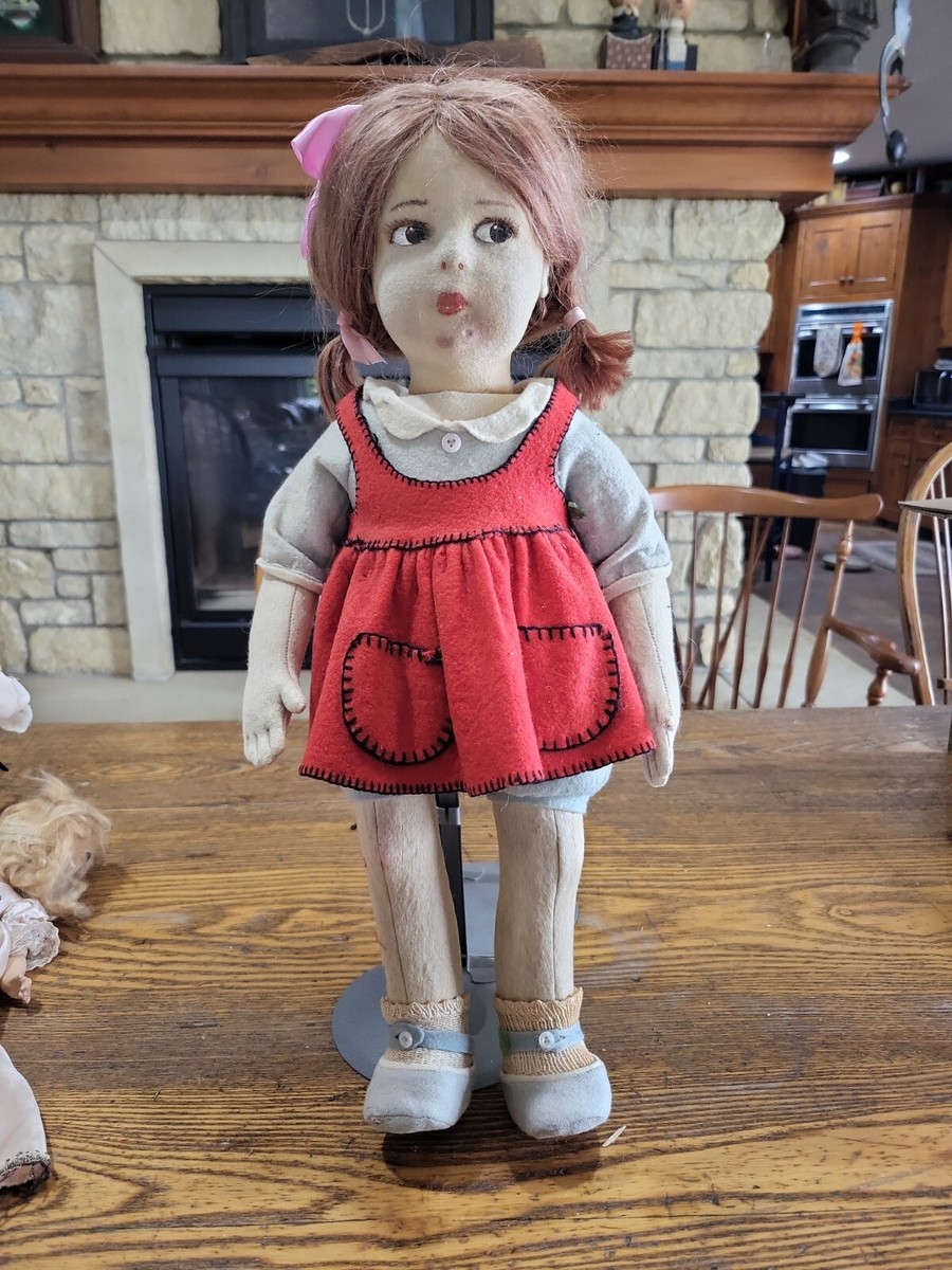 Early 1930's Italy Italian Felt Lenci Doll 18